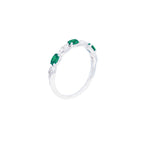 Sterling Silver May Birthstone Ring