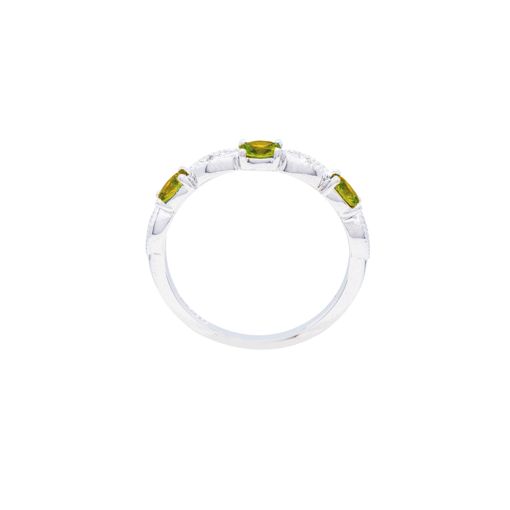 Sterling Silver August Birthstone Ring
