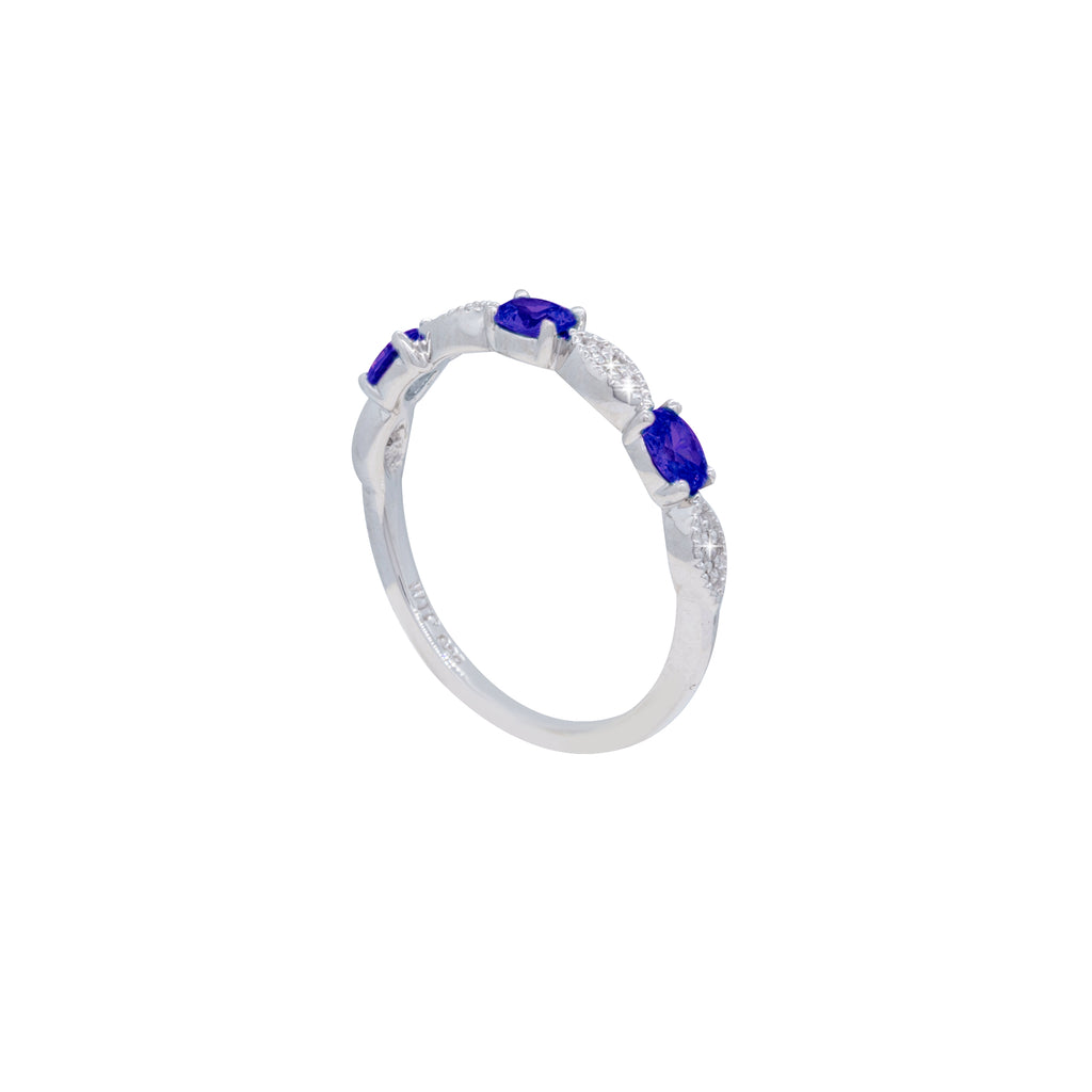 Sterling Silver September Birthstone Ring