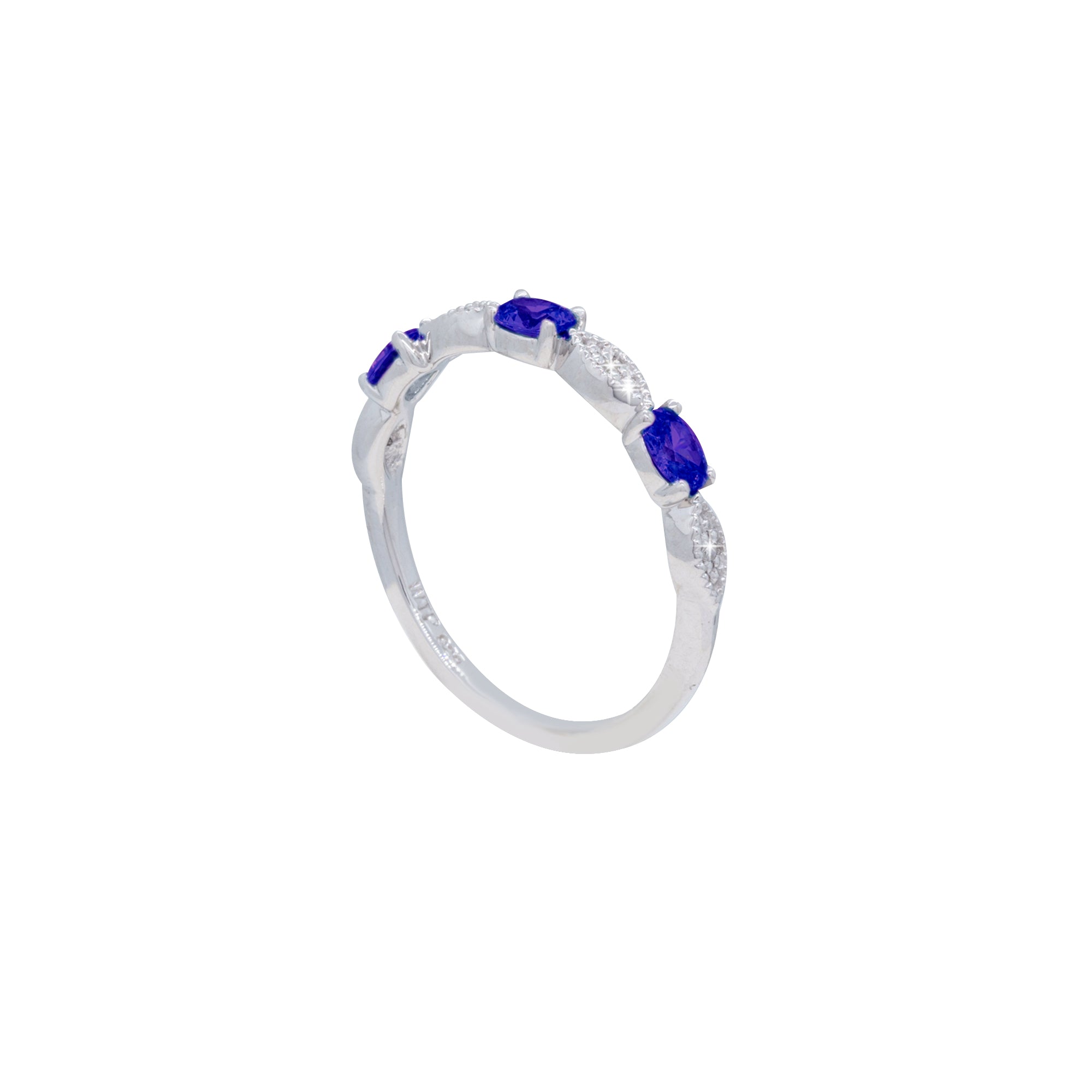 Sterling Silver September Birthstone Ring
