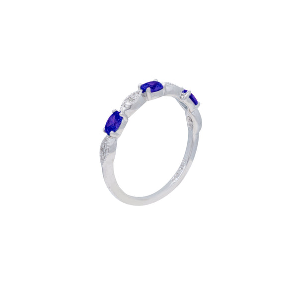 Sterling Silver September Birthstone Ring