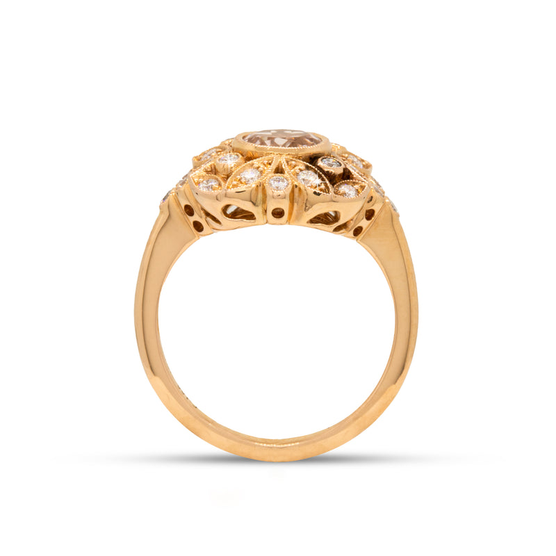 Rose Gold & Morganite Ring