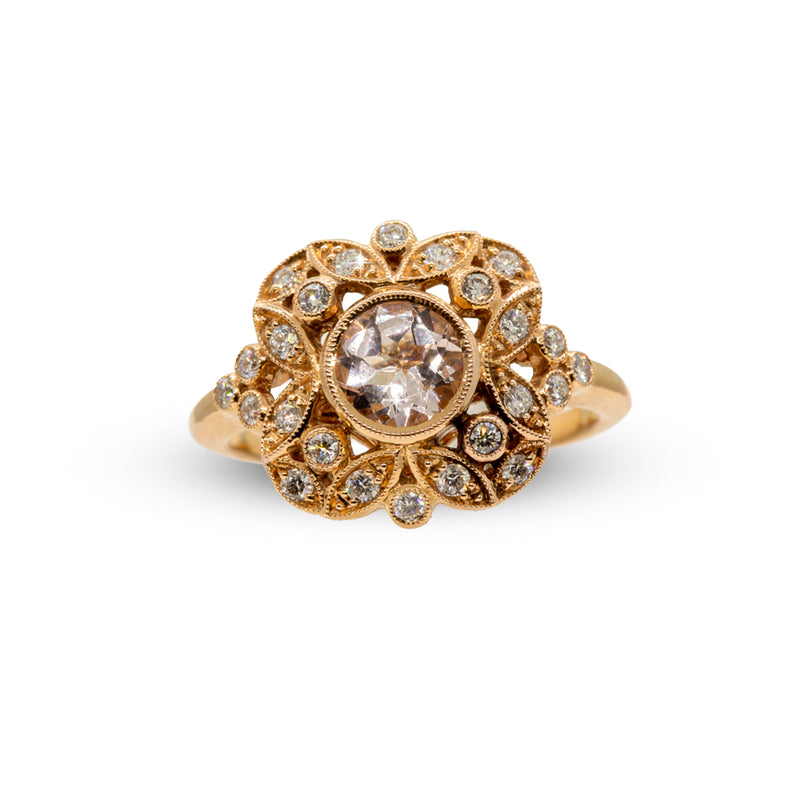 Rose Gold & Morganite Ring