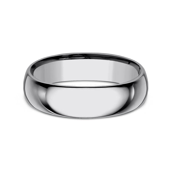 Tungsten 6mm Comfort-Fit Design Wedding Band