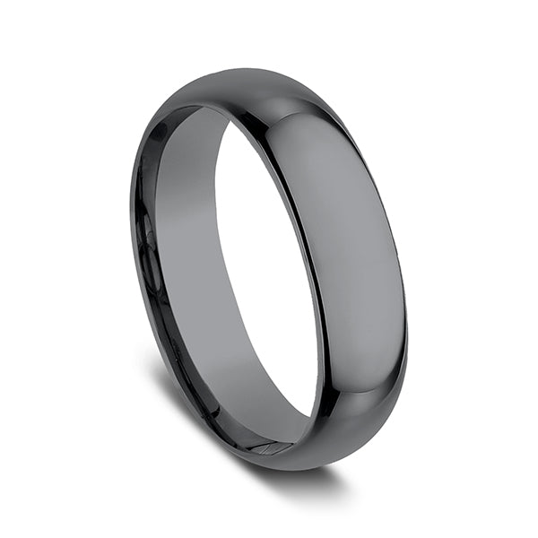 Tantalum 6.5mm Comfort-fit Design Wedding Band