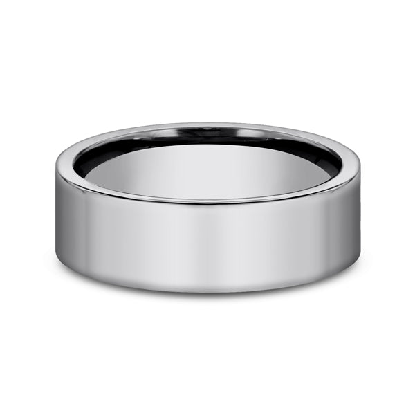Tungsten 7mm Comfort-Fit Design Wedding Band