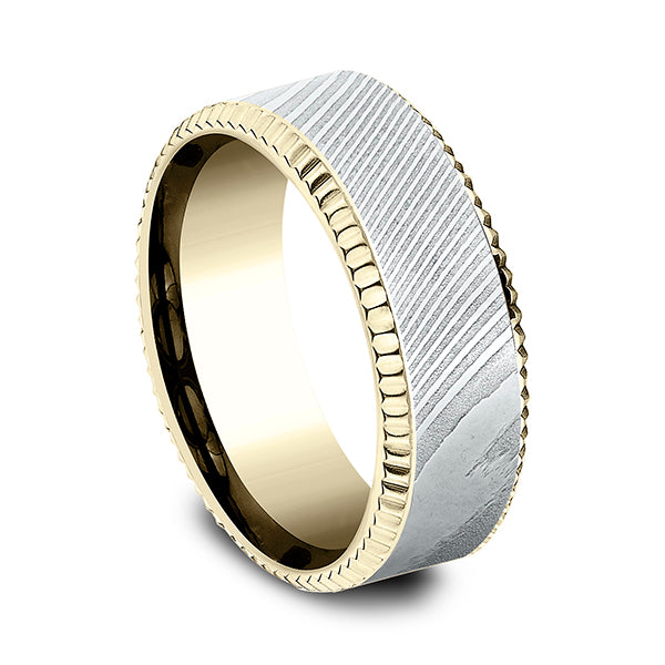 Ammara Stone Comfort-fit Design Wedding Ring