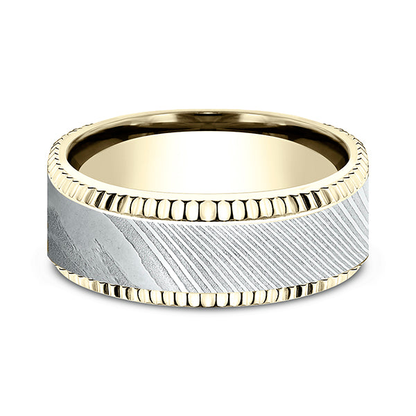 Ammara Stone Comfort-fit Design Wedding Ring
