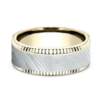 Ammara Stone 8mm Comfort-fit Design Wedding Ring