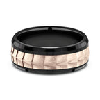 Ammara Stone Comfort-fit Design Wedding Ring