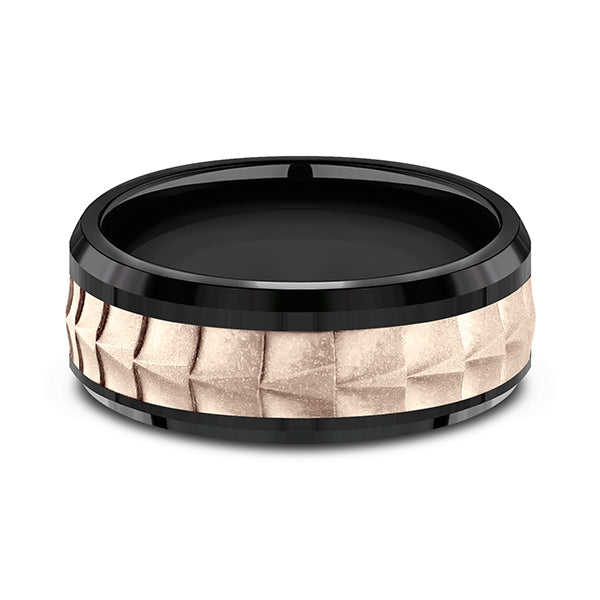 Ammara Stone Comfort-fit Design Wedding Ring