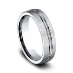 Cobalt/Titanium/Tungsten 6mm Comfort-Fit Design Wedding Band