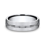 Cobalt/Titanium/Tungsten 6mm Comfort-Fit Design Wedding Band