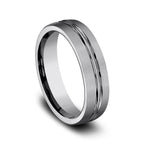 Cobalt/Titanium/Tungsten 6mm Comfort-Fit Design Wedding Band