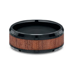 Black Cobalt 8mm Comfort-Fit Design Wedding Band