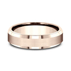 14k White Gold/14k Yellow Gold/14k Rose Gold Comfort-Fit Design Wedding Band