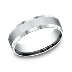 14k White Gold/14k Yellow Gold/14k Rose Gold Comfort-Fit Design Wedding Band