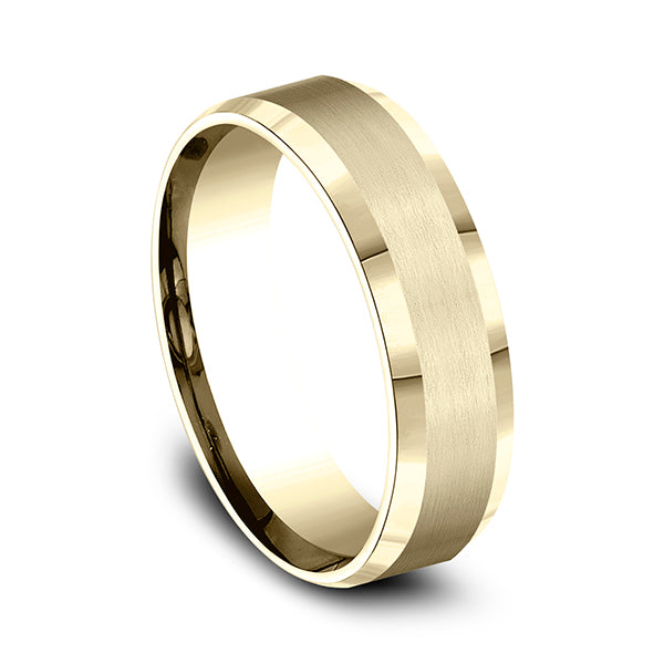 14k White Gold/14k Yellow Gold/14k Rose Gold Comfort-Fit Design Wedding Band