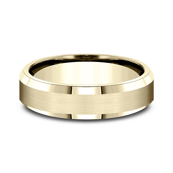 14k White Gold/14k Yellow Gold/14k Rose Gold Comfort-Fit Design Wedding Band