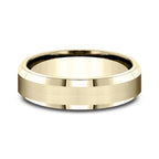 14k White Gold/14k Yellow Gold/14k Rose Gold Comfort-Fit Design Wedding Band