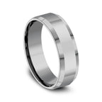Cobalt/Tungsten 7mm Comfort-Fit Design Wedding Band