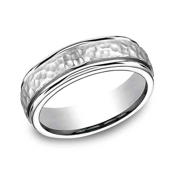 Cobalt 7mm Comfort-Fit Design Wedding Band