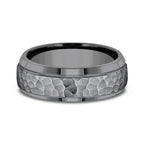 Tantalum 7.5mm Comfort-fit Design Wedding Band