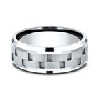 Cobalt 8mm Comfort-Fit Design Wedding Band