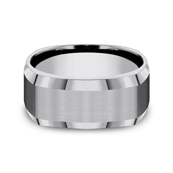 Tungsten 9mm Comfort-Fit Design Wedding Band