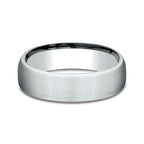 14K Rose Gold/White Gold/Yellow Gold 6.5mm Comfort-Fit Design Wedding Band