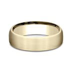 14K Rose Gold/White Gold/Yellow Gold 6.5mm Comfort-Fit Design Wedding Band