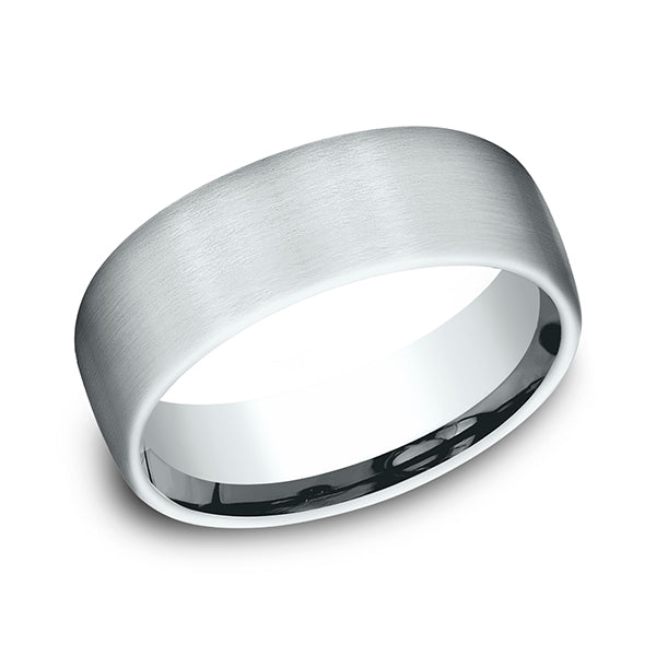 14K Rose Gold/White Gold/Yellow Gold 7.5mm Comfort-Fit Design Wedding Band