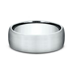 14K Rose Gold/White Gold/Yellow Gold 7.5mm Comfort-Fit Design Wedding Band