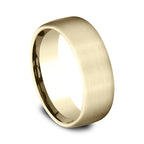 14K Rose Gold/White Gold/Yellow Gold 7.5mm Comfort-Fit Design Wedding Band