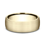 14K Rose Gold/White Gold/Yellow Gold 7.5mm Comfort-Fit Design Wedding Band