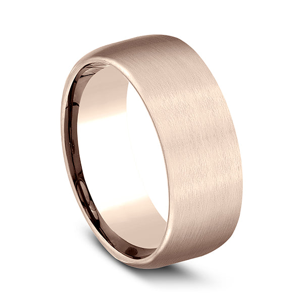 14K Rose Gold/White Gold/Yellow Gold 9mm Comfort-Fit Design Wedding Band