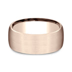 14K Rose Gold/White Gold/Yellow Gold 9mm Comfort-Fit Design Wedding Band