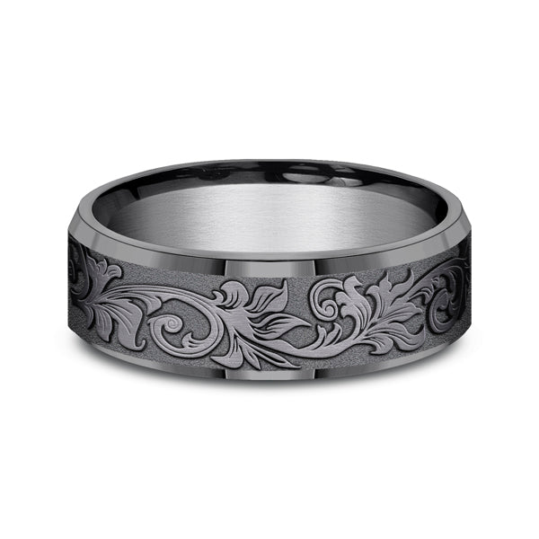 Tantalum 7mm Comfort-fit wedding band