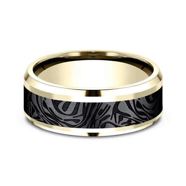 Ammara 8mm Stone Comfort-fit Design Ring