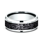 Ammara Stone 8mm Comfort-fit Design Ring