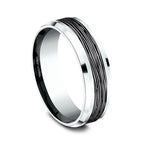 Ammara Stone 7mm Comfort-fit Design Wedding Ring