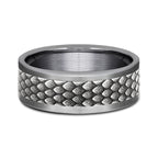 Ammara Stone 8mm Comfort-fit Design Wedding Band
