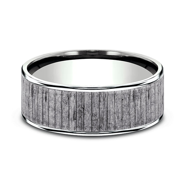 Ammara Stone 7.5mm  Comfort-fit Design Wedding Band