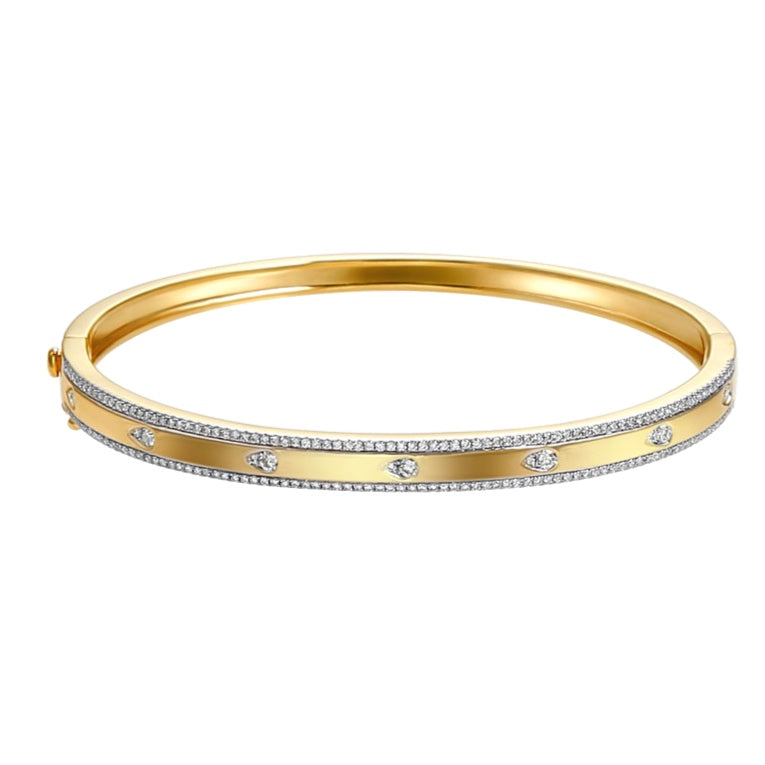 Bangle Bracelet- Exclusive DMK design  .71 Diamond Weight