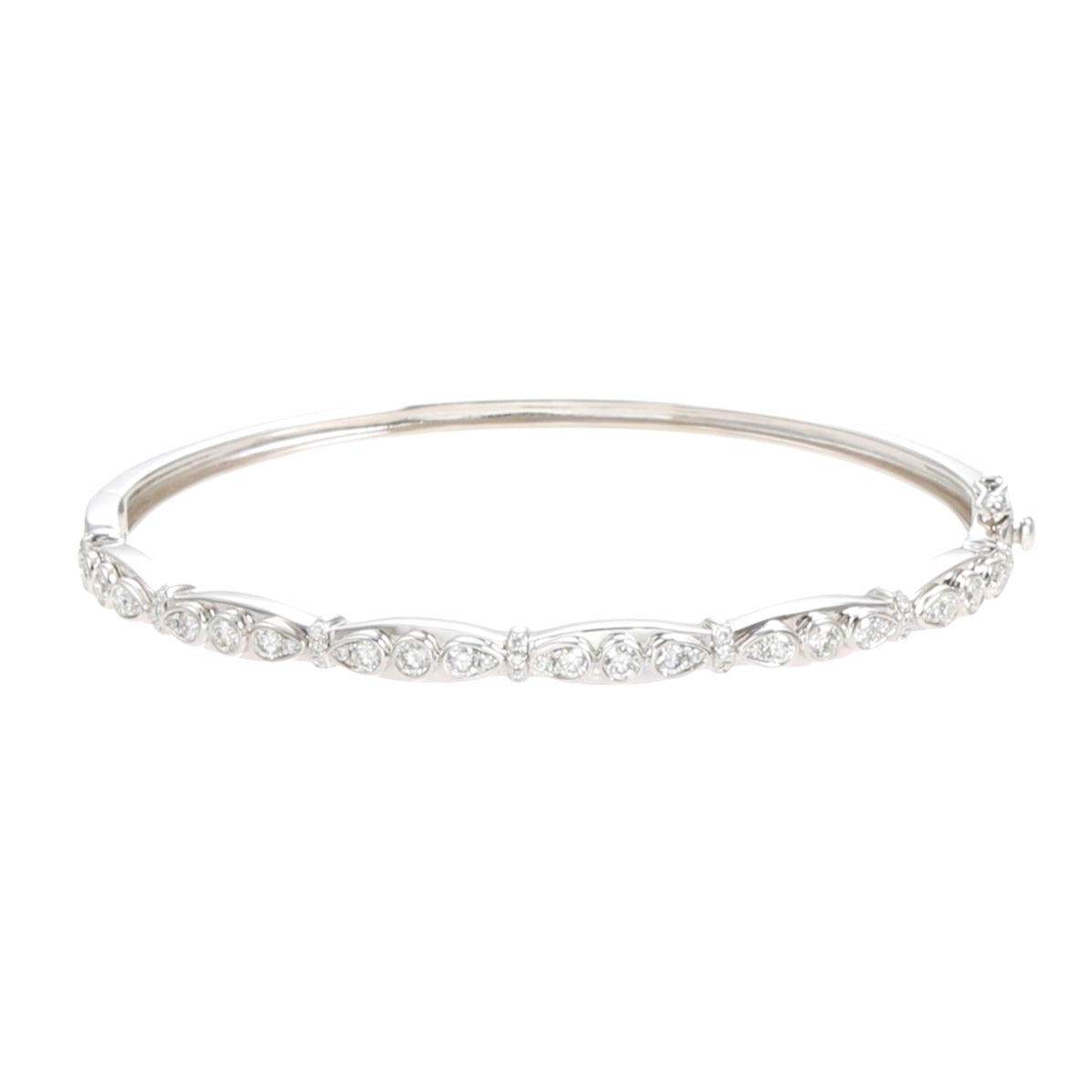 Bangle Bracelet  Exclusive DMK Design  Diamond Weight-.87
