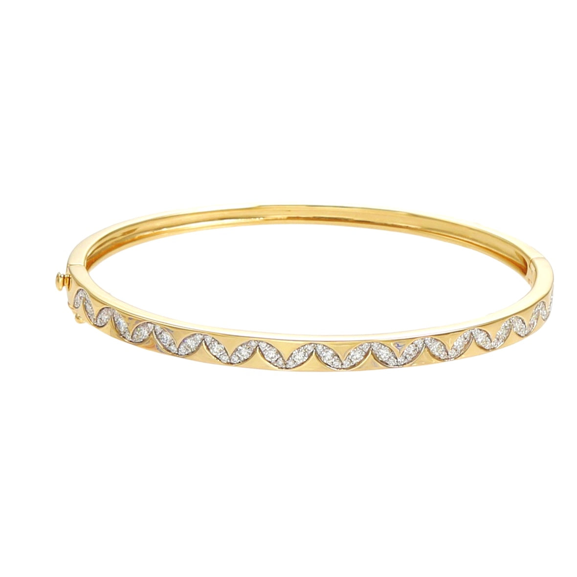 Bangle Bracelet  Exclusive DMK Design  .76- Dia. weight