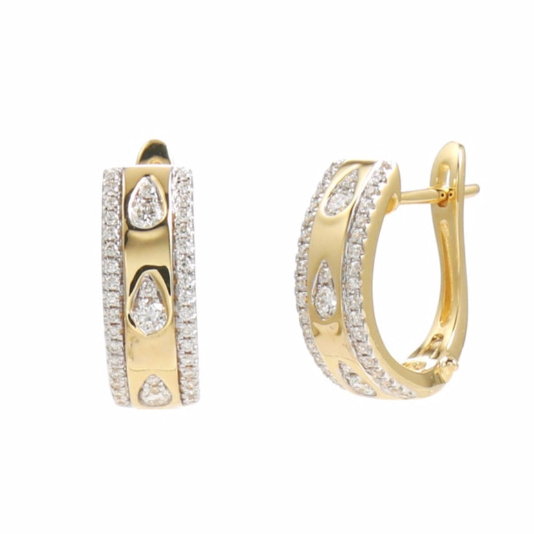 .40 diamond weight DMK Exclusive Design Tears on the ears