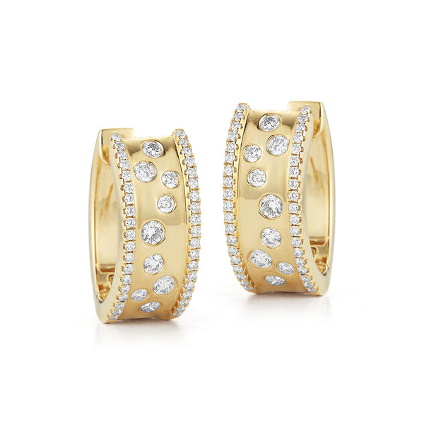 Exclusive DMK Design Earrings- .80 Diamonds