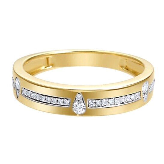 Exclusive DMK Design Ring  .18- Diamond weight