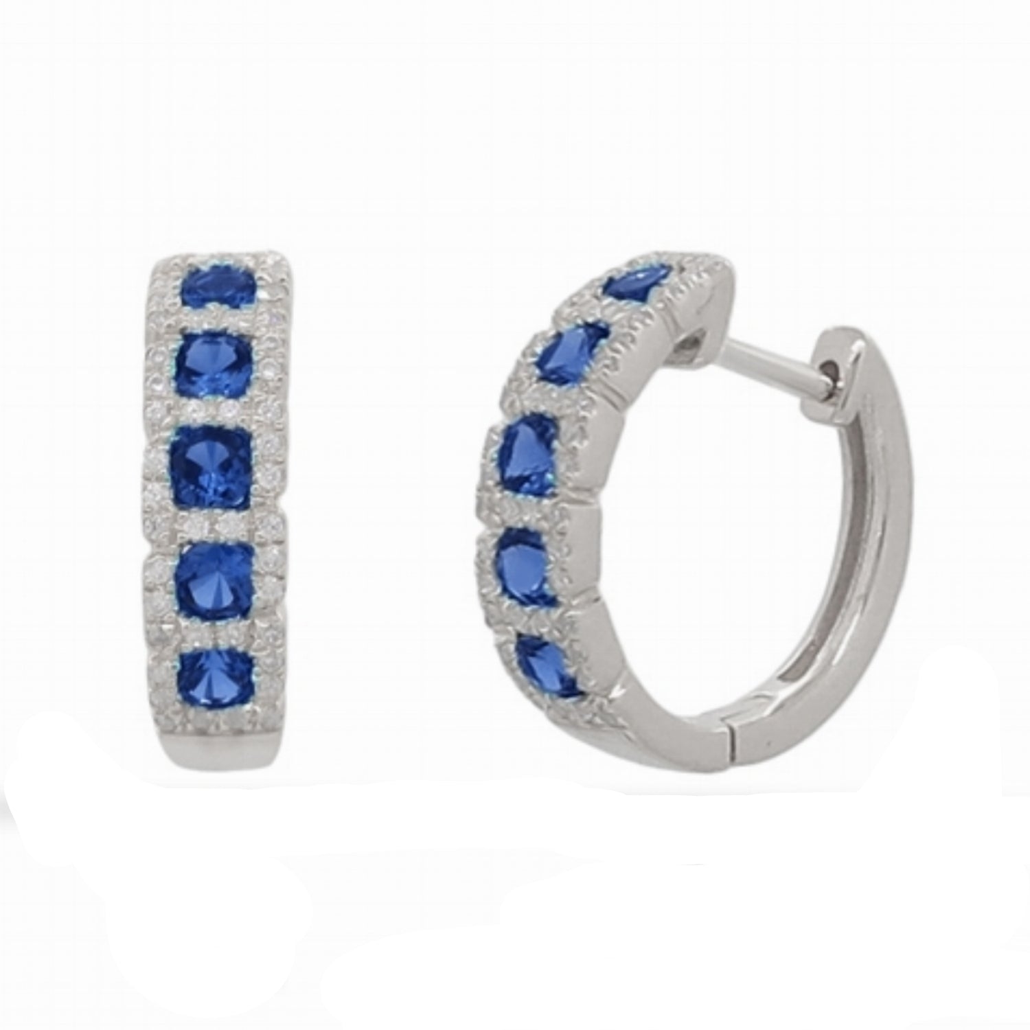 Diamond weight- .19  Sapphire weight- .67